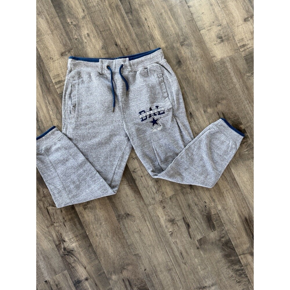 Dallas Cowboy NFL Team Appareal Mens Sweatpants Jogger size medium gray blue